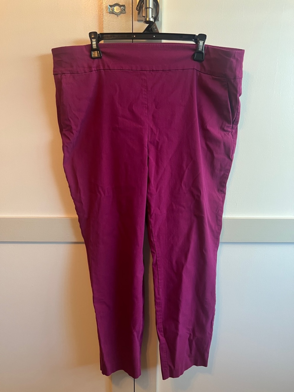 The Pioneer Woman Raspberry Cropped Ankle Pants
